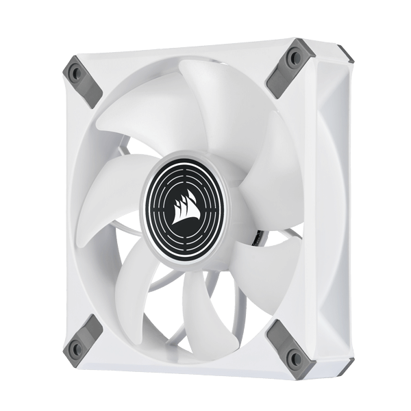 Corsair ML120 LED Elite 120mm White LED Cabinet Fan (Single Pack - White Frame)